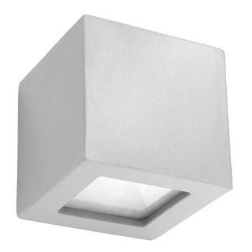 Iluminação de parede LEO 1xE27/60W/230V cinzento