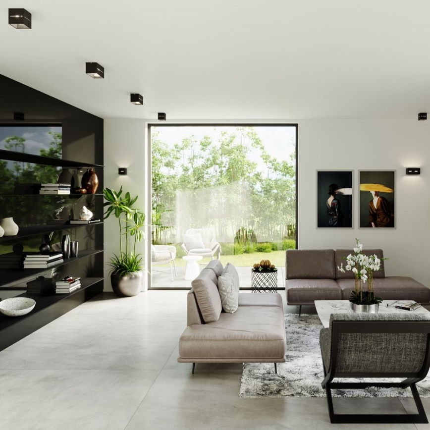 Iluminação de parede LOBO 2xG9/40W/230V preta