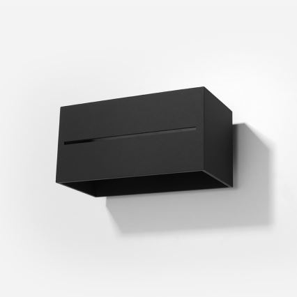 Iluminação de parede LOBO 2xG9/40W/230V preta