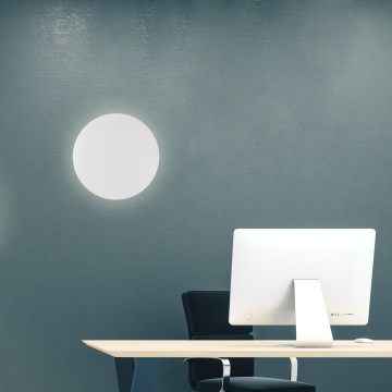 Iluminação de parede LUNA 4xG9/8W/230V diâmetro 40 cm branco