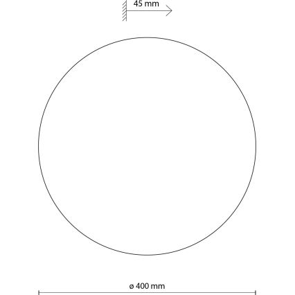 Iluminação de parede LUNA 4xG9/8W/230V diâmetro 40 cm branco