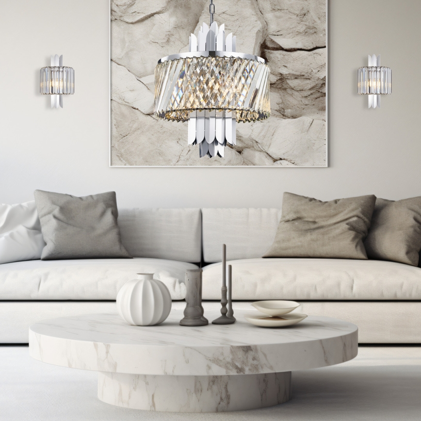 Iluminação de parede MARGOT 2xE14/40W/230V cromado mate