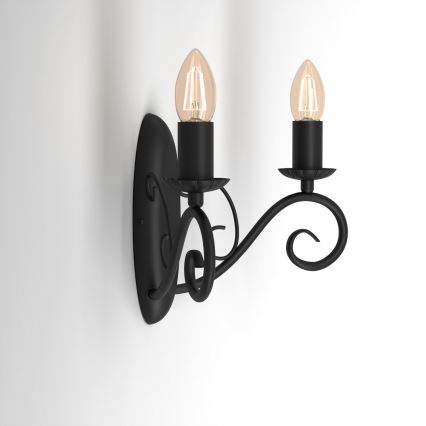 Iluminação de parede MAURO 2xE14/60W/230V