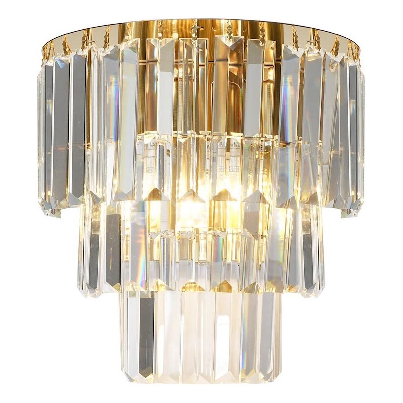 Iluminação de parede MILANO 2xE14/40W/230V dourado