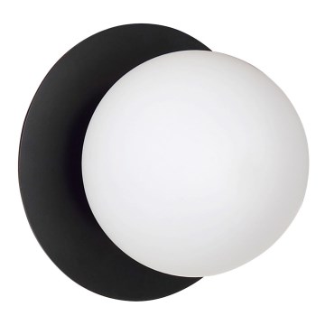 Iluminação de parede MINERVA 1xE14/10W/230V preto