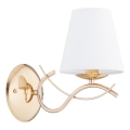 Iluminação de parede MONZA 1xE14/10W/230V dourado