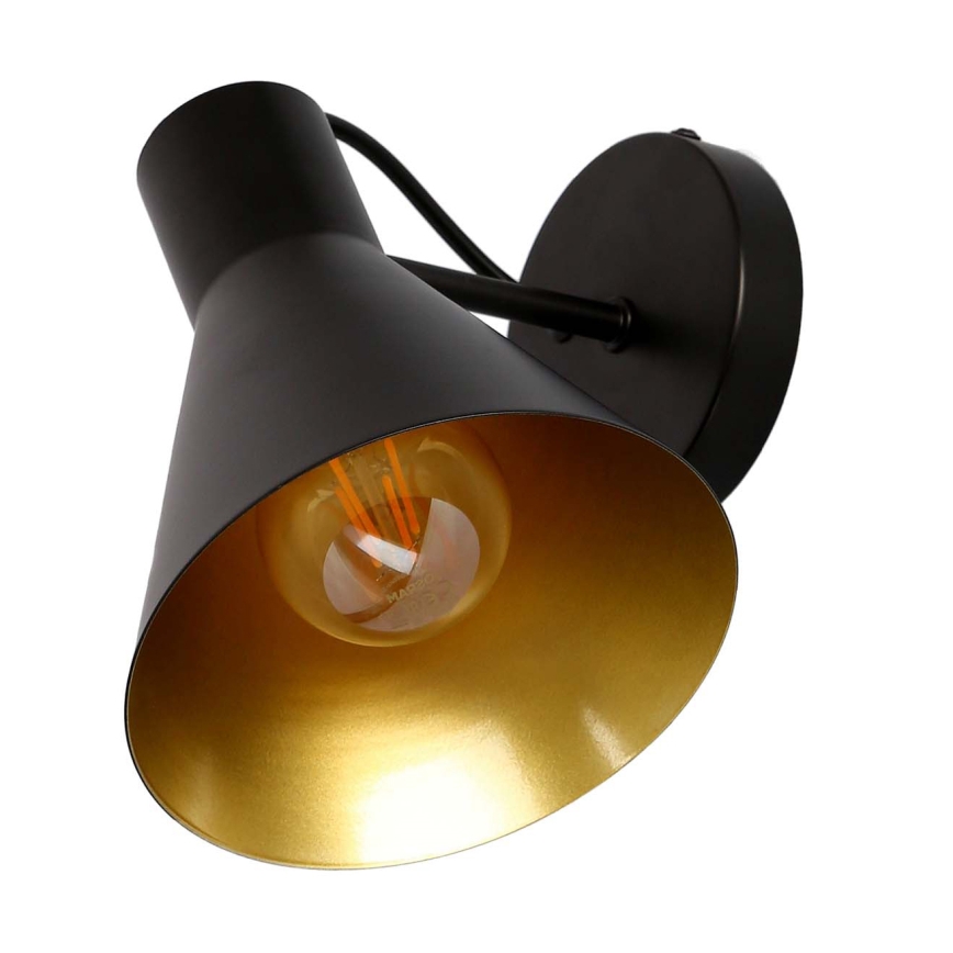 Iluminação de parede MORE 1xE27/40W/230V preto