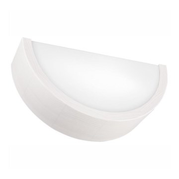Iluminação de parede NATURAL 1xE27/60W/230V branco/pinho
