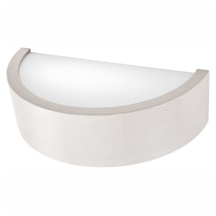 Iluminação de parede NATURAL 1xE27/60W/230V branco/pinho