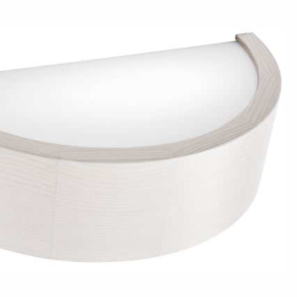 Iluminação de parede NATURAL 1xE27/60W/230V branco/pinho
