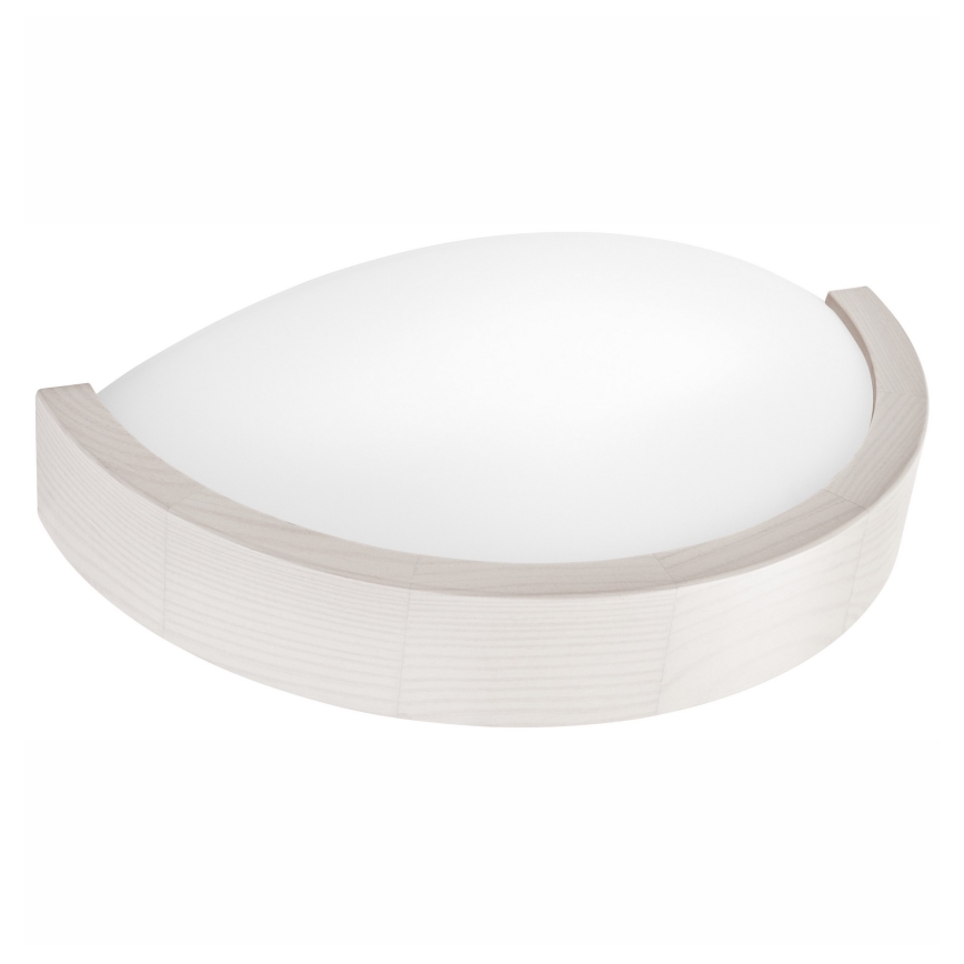 Iluminação de parede NATURAL SLIM 1xE27/60W/230V pinho/branco