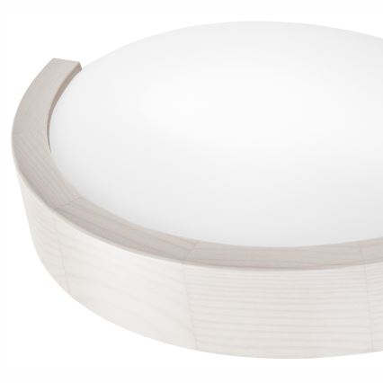 Iluminação de parede NATURAL SLIM 1xE27/60W/230V pinho/branco