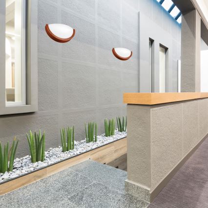 Iluminação de parede NATURAL SLIM 1xE27/60W/230V pinho/castanho