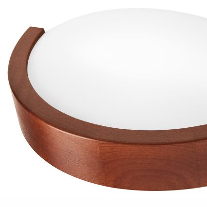 Iluminação de parede NATURAL SLIM 1xE27/60W/230V pinho/castanho