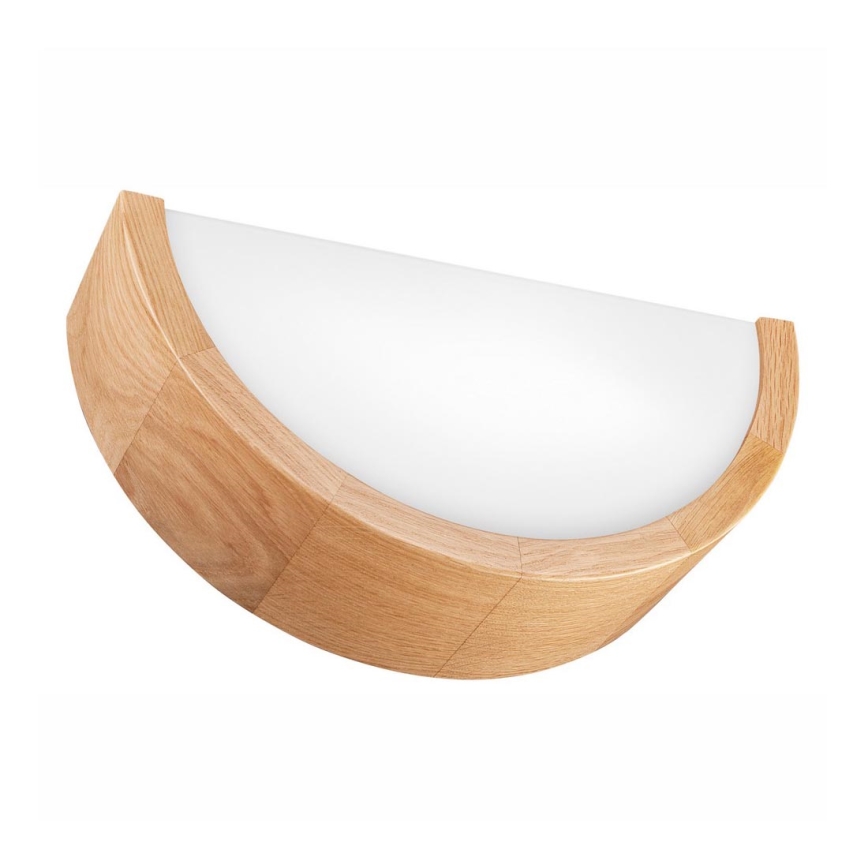 Iluminação de parede OAK 1xE27/60W/230V carvalho