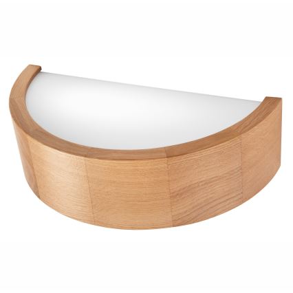 Iluminação de parede OAK 1xE27/60W/230V carvalho