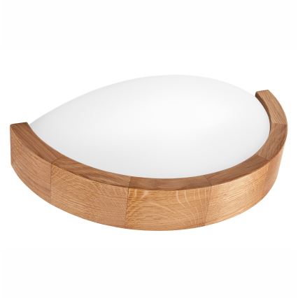 Iluminação de parede OAK SLIM 1xE27/60W/230V carvalho