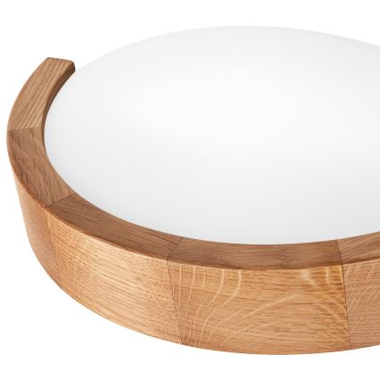 Iluminação de parede OAK SLIM 1xE27/60W/230V carvalho