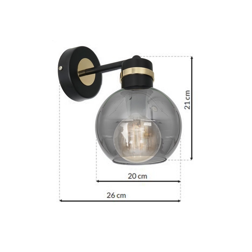 Iluminação de parede OMEGA 1xE27/60W/230V