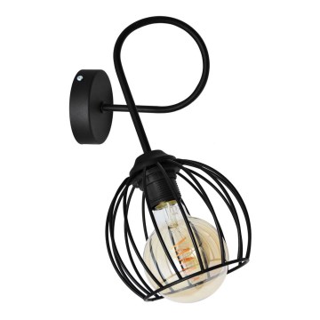 Iluminação de parede OXFORD 1xE27/15W/230V preta