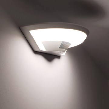 Iluminação de parede para casa de banho LED com sensor SAMSUNG CHIP LED/10W/230V 4000K IP54 branco