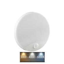 Iluminação de parede para casa de banho LED com sensor SAMSUNG CHIP LED/15W/230V 3000/4000/6000K IP44 branco