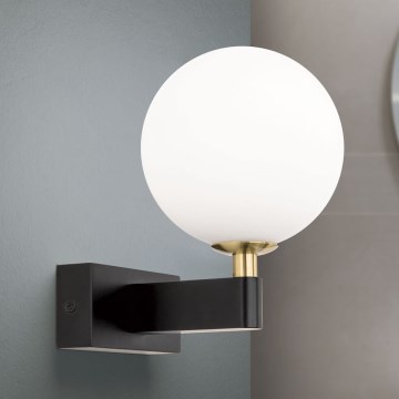 Iluminação de parede para casa de banho MARA 1xG9/20W/230V IP44 preto