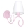 Iluminação de parede para criança LAURA 1xE14/60W/230V rosa claro