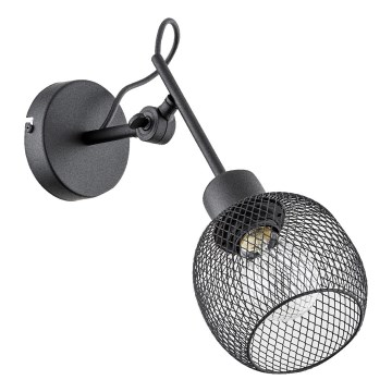 Iluminação de parede POLO 1xE27/15W/230V preto