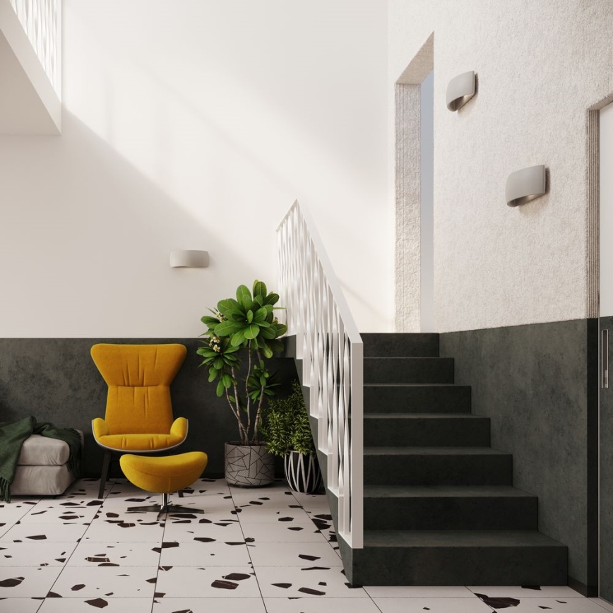 Iluminação de parede PONTIUS 1xG9/40W/230V cinzenta