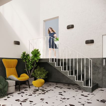 Iluminação de parede PONTIUS 1xG9/60W/230V preta