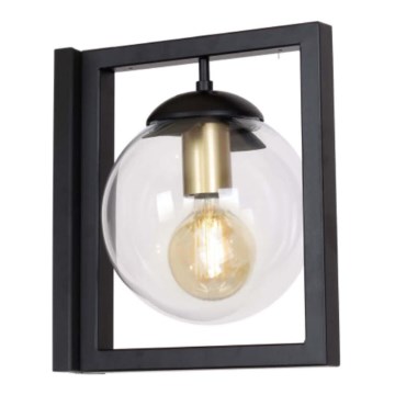 Iluminação de parede REY 1xE27/7W/230V preto