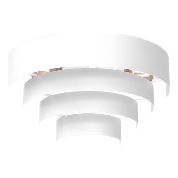 Iluminação de parede RINGS 2xE27/15W/230V branco