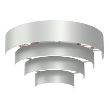 Iluminação de parede RINGS 2xE27/15W/230V cromado brilhante