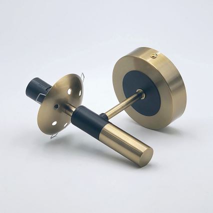 Iluminação de parede ROLLO 1xE14/5W/230V dourado/fumado bege