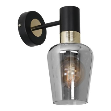 Iluminação de parede ROMA BLACK 1xE27/60W/230V