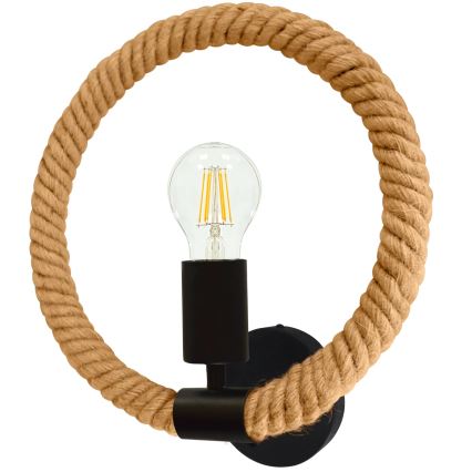 Iluminação de parede ROPE ARTHUR 1xE27/12W/230V