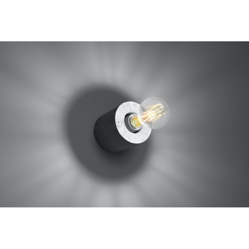 Iluminação de parede SALGADO 1xE27/15W/230V betão