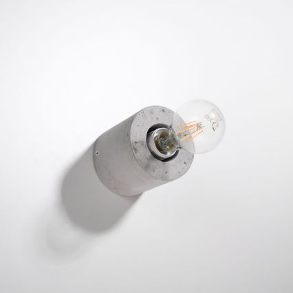 Iluminação de parede SALGADO 1xE27/60W/230V betão