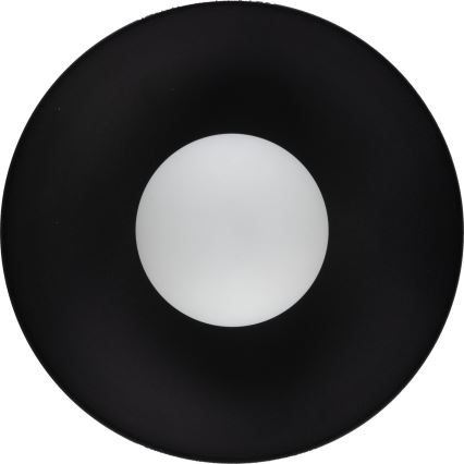 Iluminação de parede SLATE 1xG9/8W/230V diâmetro 28 cm preto