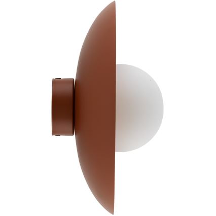 Iluminação de parede SLATE 1xG9/8W/230V diâmetro 28 cm tijolo