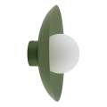 Iluminação de parede SLATE 1xG9/8W/230V diâmetro 28 cm verde