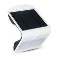 Iluminação de parede solar LED com sensor LED/3W/3,7V 3000/4000K IP65 branca