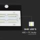Iluminação de parede solar LED com sensor LED/3W/3,7V 3000/4000K IP65 preta