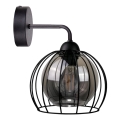Iluminação de parede SOLO BLACK 1xE27/60W/230V