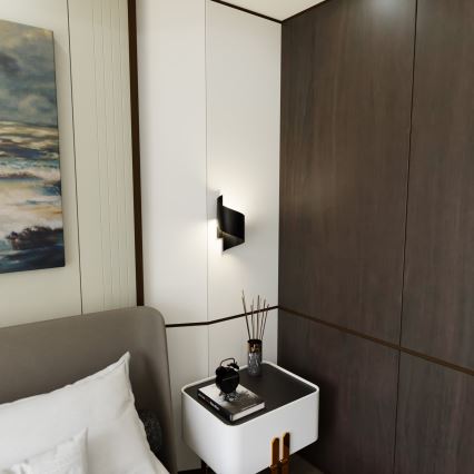 Iluminação de parede SPINER 1xG9/8W/230V preto