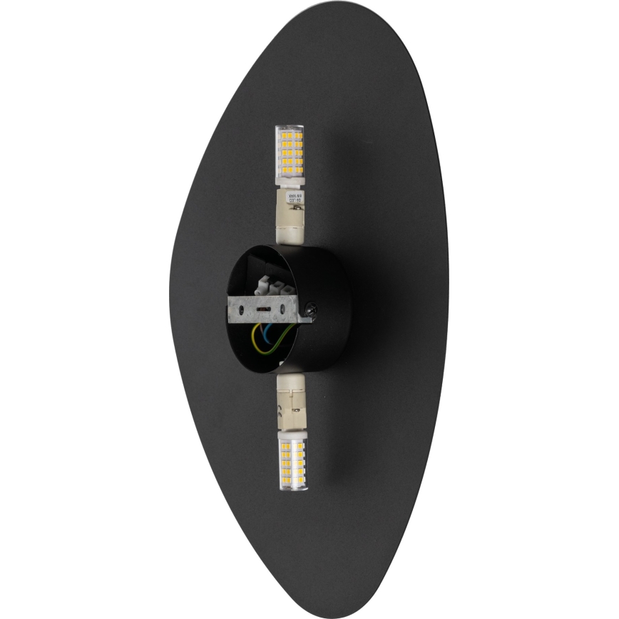 Iluminação de parede STONE 2xG9/8W/230V 30x39 cm preto