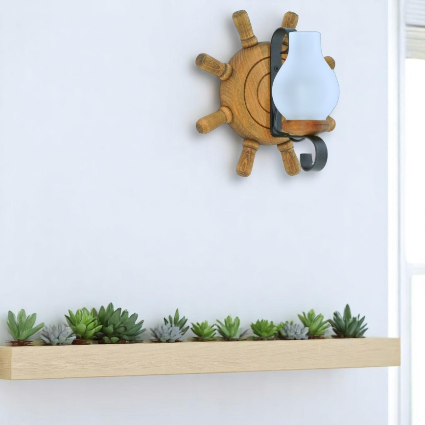 Iluminação de parede TIMONA 1xE14/40W/230V faia