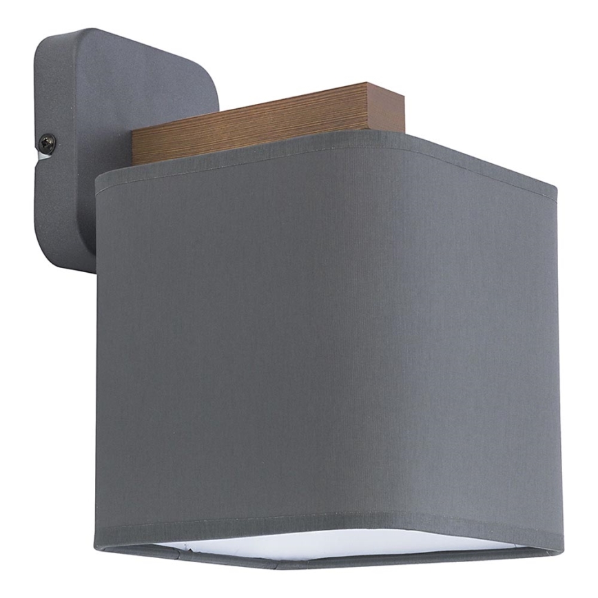 Iluminação de parede TORA 1xE27/15W/230V cinzenta