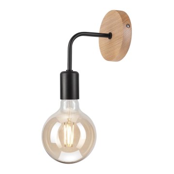 Iluminação de parede VITO OAK 1xE27/60W/230V